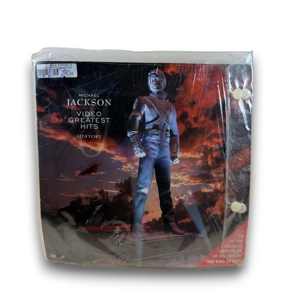 Michael Jackson Video Greatest Hits HIStory LaserDisc NTSC Vintage MJ‎ Thriller